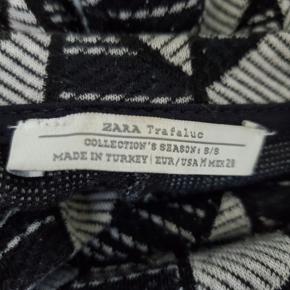 Zara TRF Chevron Print Shift Dress - Picture 4 of 5